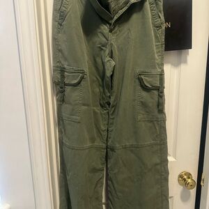 American Eagle Outfitters Sage Green Cargo Joggers